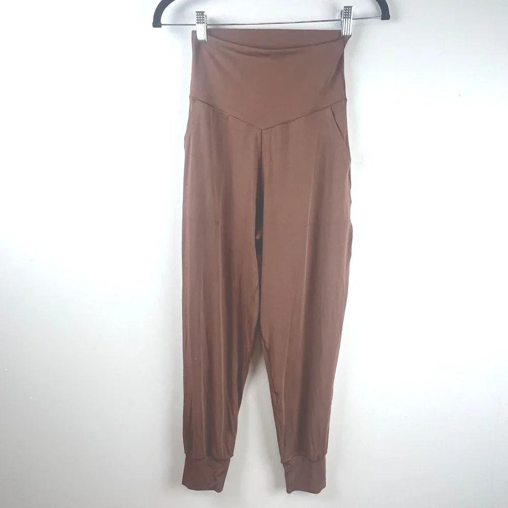NWT Aerie Offline Real Me Brown High Rise 7/8 Legging Small - Picture 2 of 6
